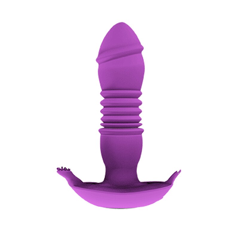 Telescopic Vestibule G-spot Vibrator with Remote Control Waterproof Vibrating Vagina Clit Stimulator Sex Toys for Women &amp;Couples