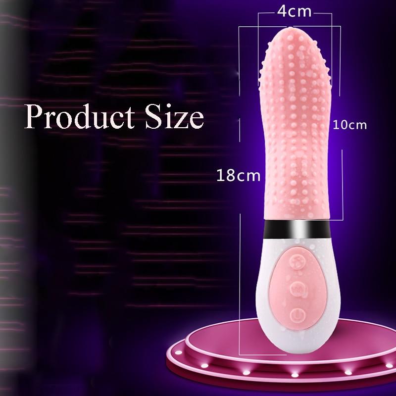 Tongue Licking Clitoris Stimulator for Women G Spot Vibrator Cunnilingus Artificial Tongue Sex Toys for Adults