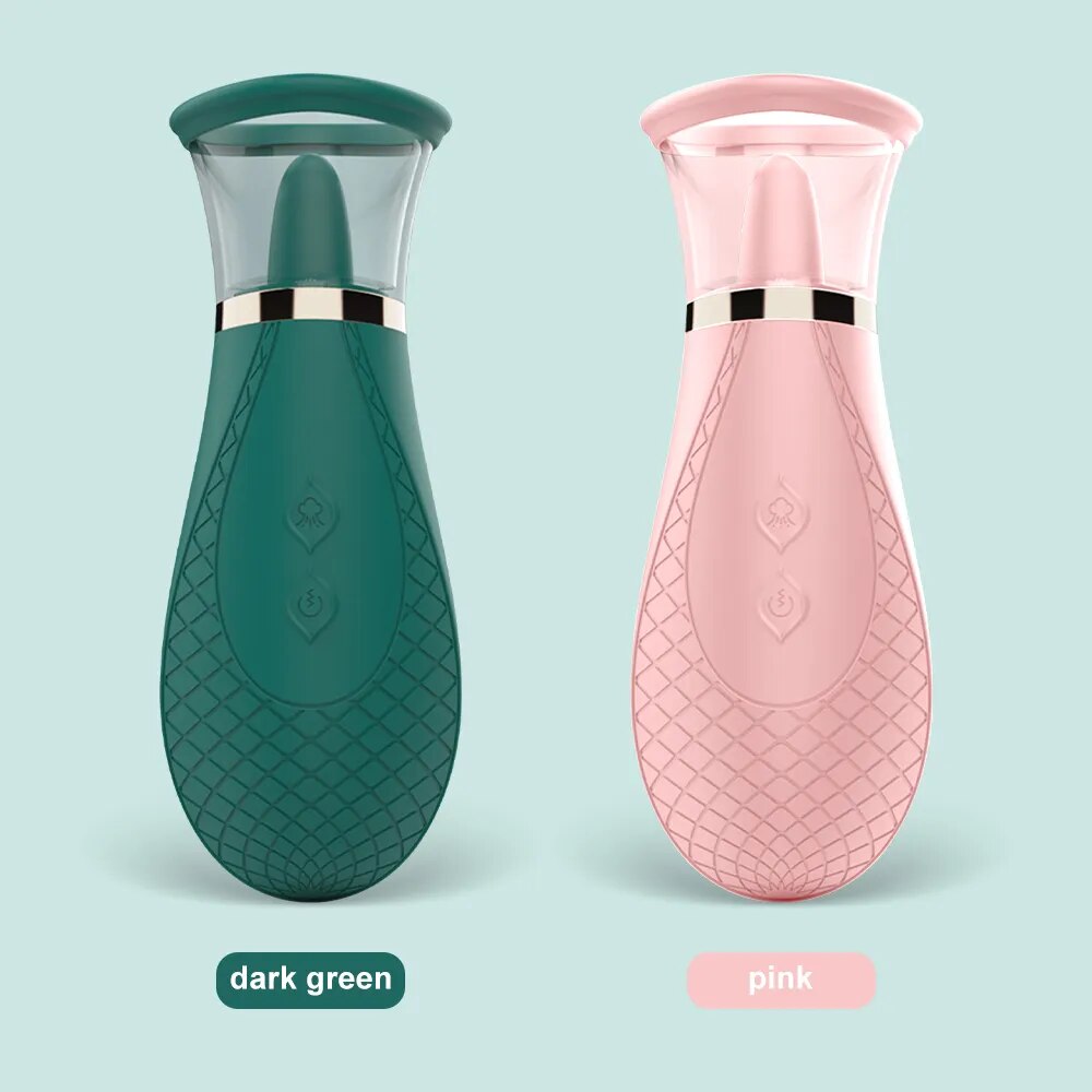 Vacuum Tongue Licking Sucking Vibrator for Women G-Spot Clitoris Stimulation Massager Female Masturbator Sex Toys for Adults 18