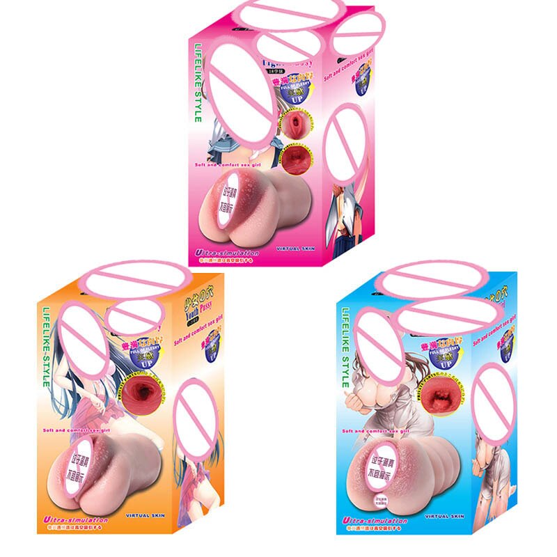 Realistic Japanese Vagina Pussy Sex Toy for Men, Silicone Vaginas for Male, Arousal Anime Doll Male Masturbators Cup 18