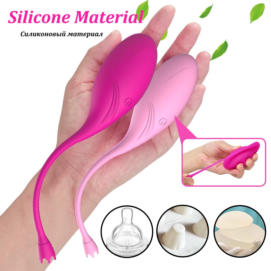 Wireless Remote Control Tightening Exercise Vibrating Egg 10 Speeds G-Spot Clit Vibrator for Women Vaginal Stimulation Adult Sex Toys