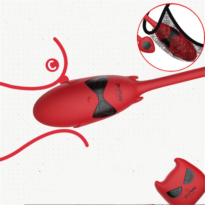 Remote Control Vibrator for Women G Spot Clitoris Stimulator Bullet Wireless Wearable Vibrator Female Egg Sex Toys for Women
