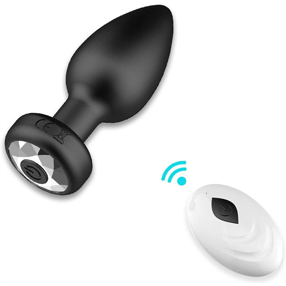 Vibrator Plug Anal Female Vibrators Male Wireless Prostate Anus Plug Portable Gay Sex Toys Waterproof Massager Couple 10 Modes