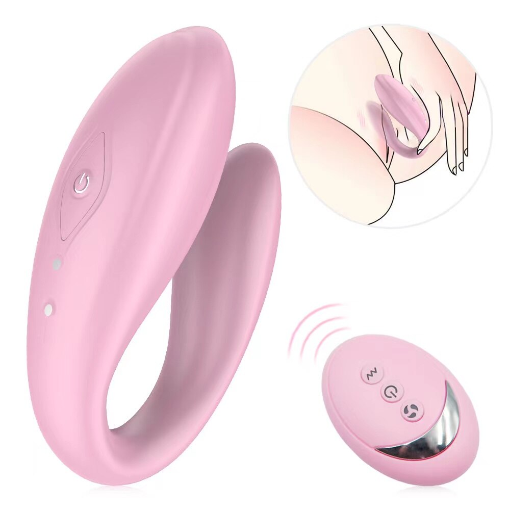Couple Vibrator Wireless Remote Control Dual Vibrating Wearable Dildo Vaginal Clitoris Stimulator Sex Toy for Women Masturbator