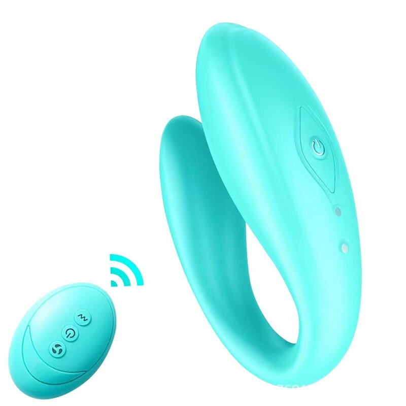 คู่ Vibrator รีโมทคอนโทรลไร้สายเครื่องสั่นสะเทือนคู่ Wearable Dildo ช่องคลอด Clitoris กระตุ้นเซ็กซ์ทอยสำหรับผู้หญิง Masturbator