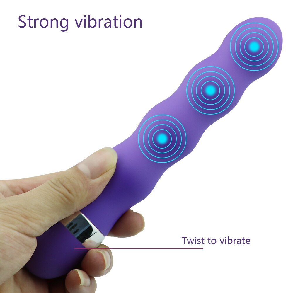 Multispeed G Spot Vagina Vibrator Clitoris Butt Plug Anal Erotic Goods Products Sex Toys for Woman Men  Female Dildo