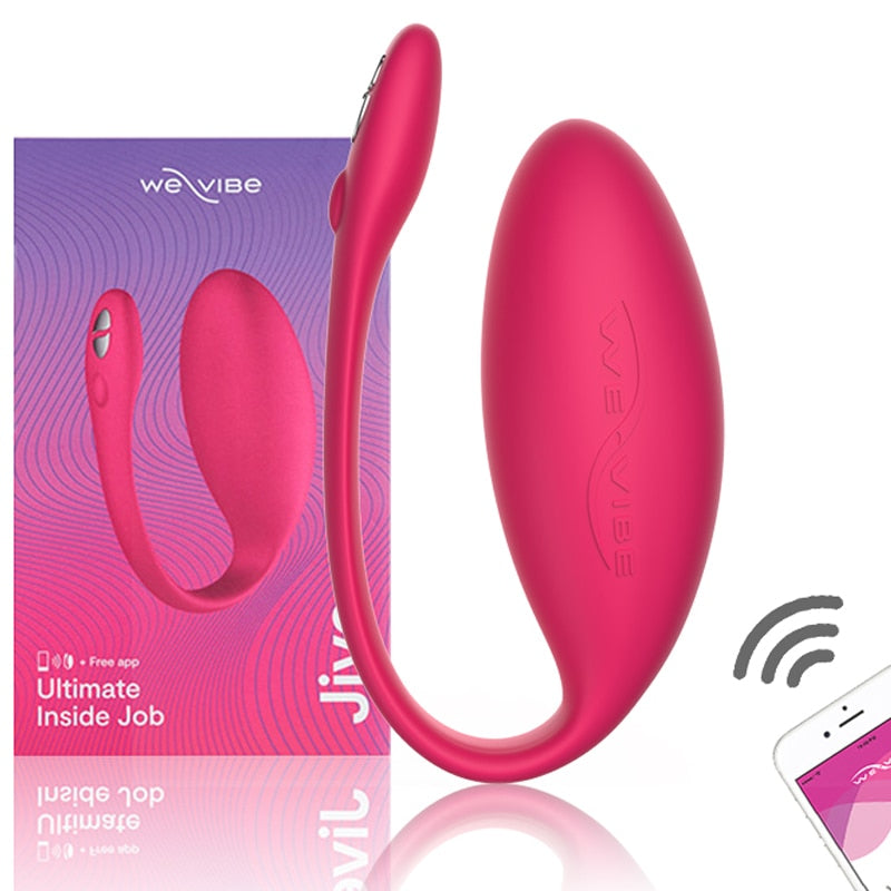 We-Vibe Jive Bullet App-Controlled Vibrator For Couple Silicone Wearable APP Toy 18+ Female G Spot Stimulator