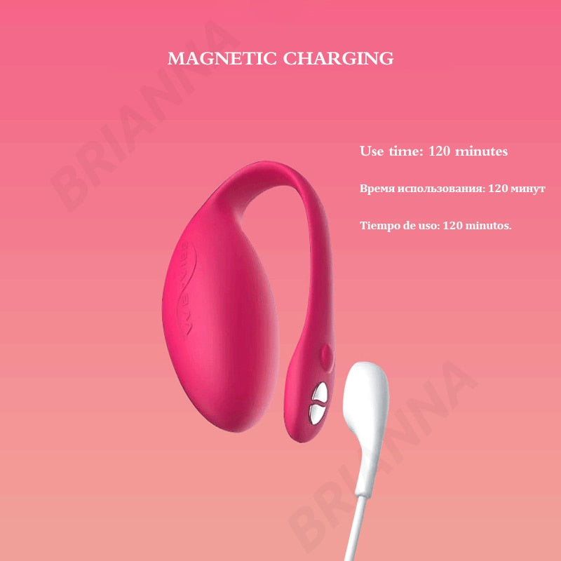 We-Vibe Jive Bullet App-Controlled Vibrator For Couple Silicone Wearable APP Toy 18+ Female G Spot Stimulator