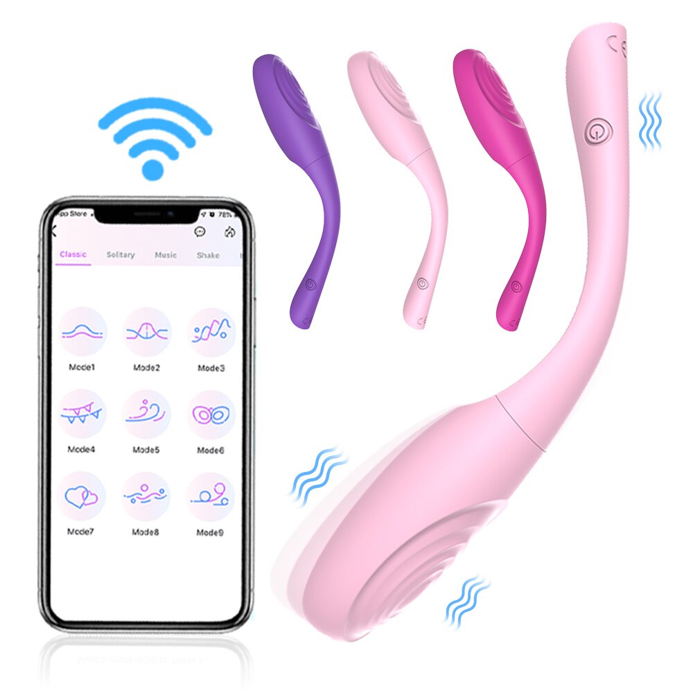 Wireless Bluetooth for Women APP Remote Long Distance Control Dildo G Spot Massage Vibrator Female Magic Vibrating Egg Sex Toy