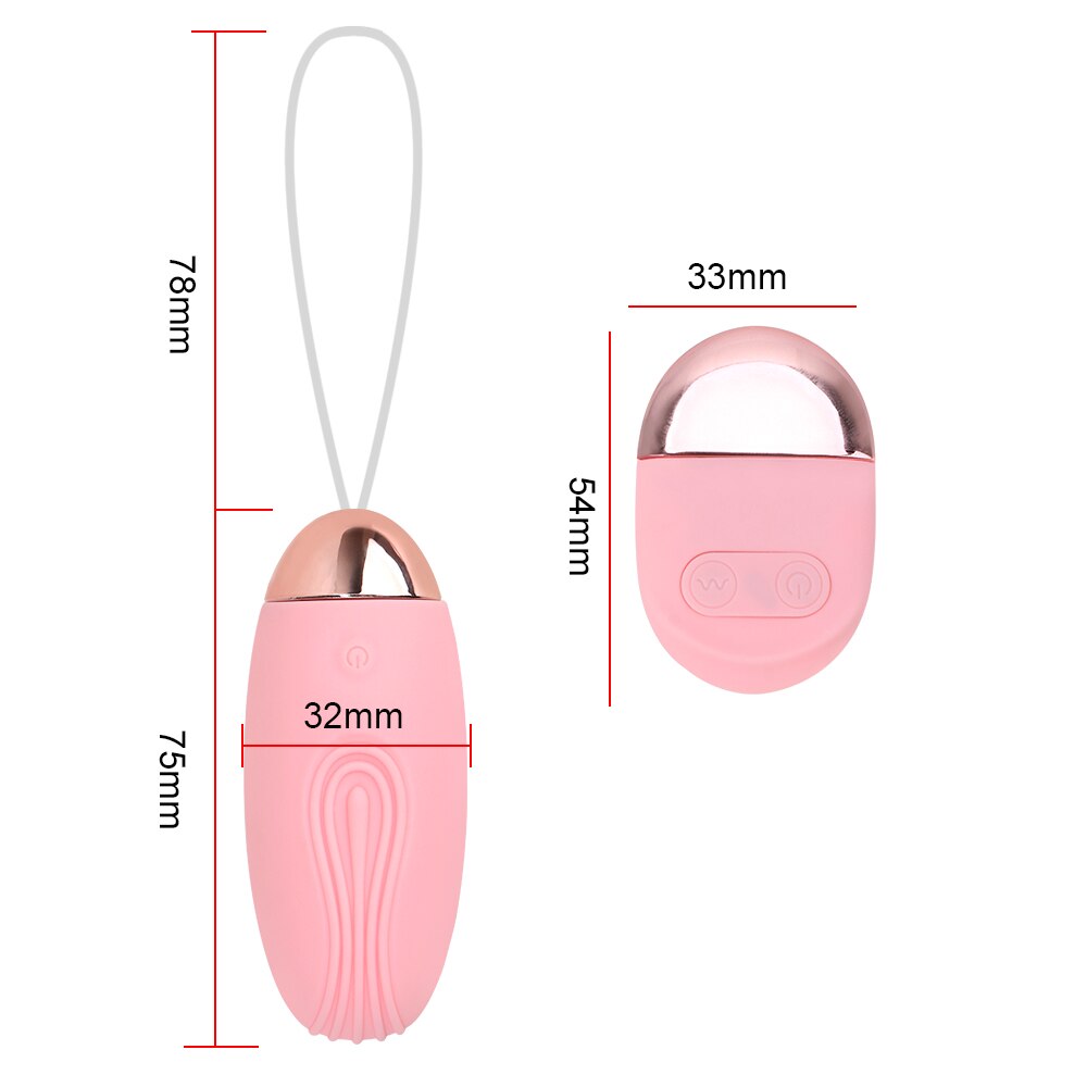 Wireless Remote Control 10 Frequency Jump Egg Vibrator USB Charging Sex Toys for Women Clitoris G-spot Stimulate Vagina Massager
