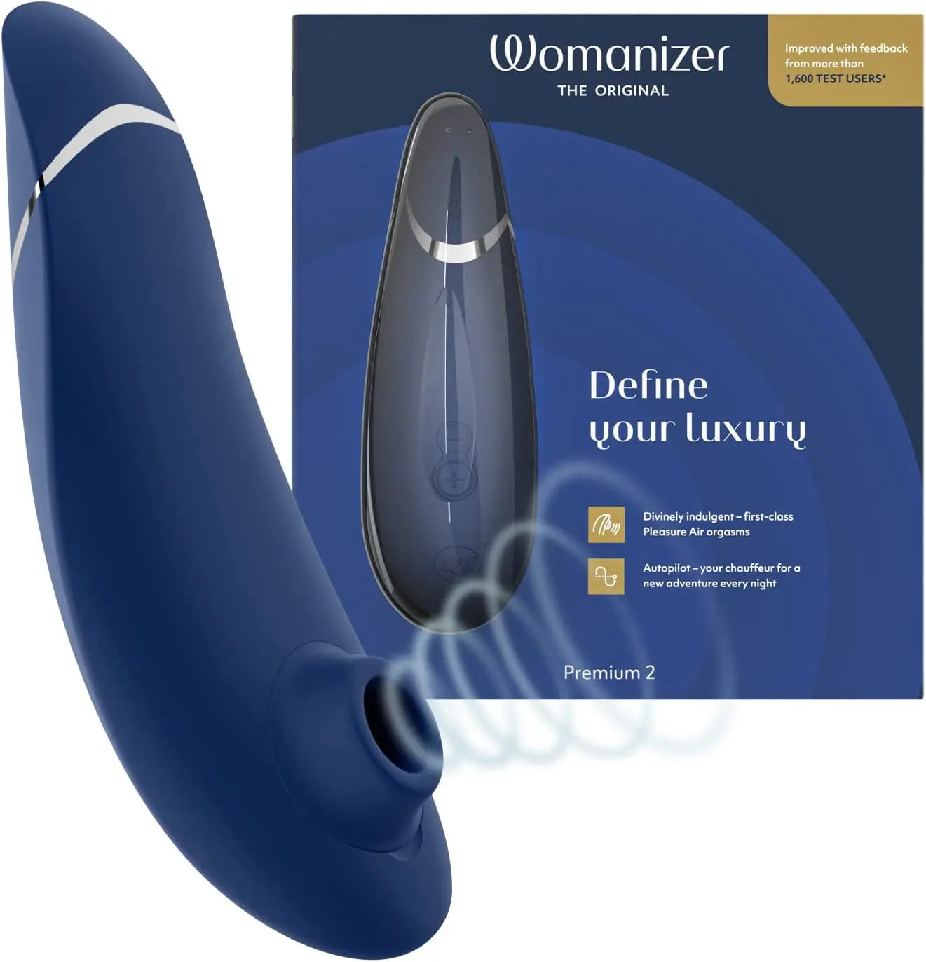 Womanizer Premium 2 Clitoral Vibrator Clit Sucking Massaging Sex Toy Massager for Women