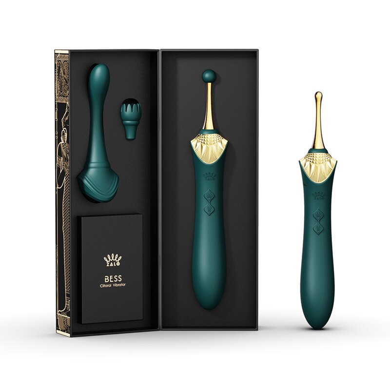 ZALO BESS 2.0 G-Spot Vibrator - Clitoral Stimulator with Dual Motors and USB Charging - Retro Massager Adult Sex Toy for Women