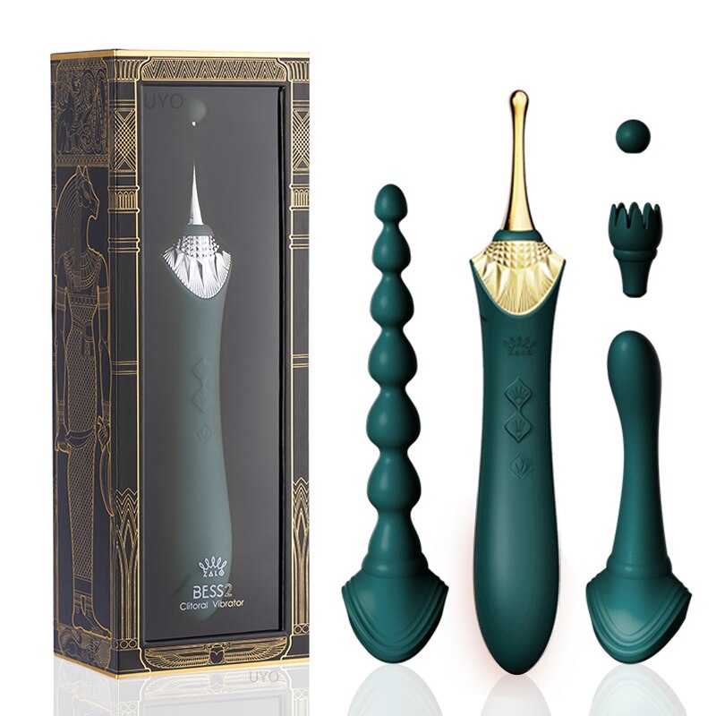 ZALO BESS 2.0 G-Spot Vibrator - Clitoral Stimulator with Dual Motors and USB Charging - Retro Massager Adult Sex Toy for Women