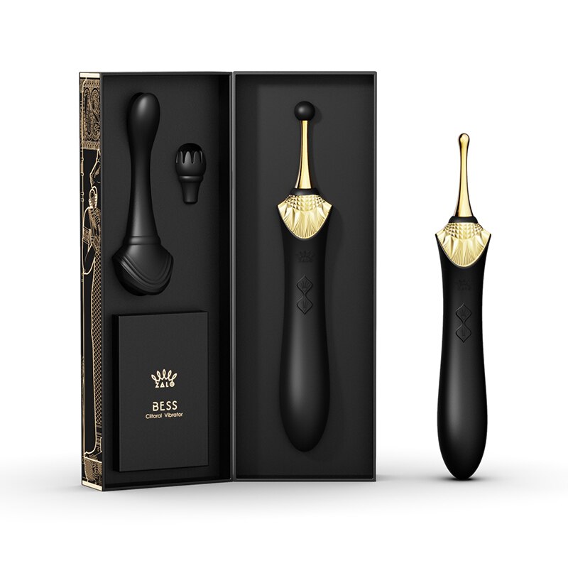 ZALO BESS 2.0 G-Spot Vibrator - Clitoral Stimulator with Dual Motors and USB Charging - Retro Massager Adult Sex Toy for Women