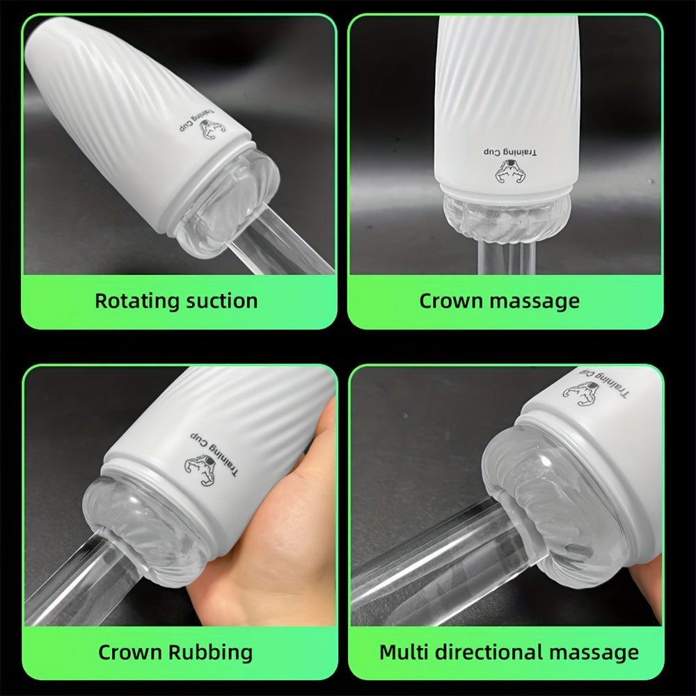 Male Masturbation Cup, Soft Vagina Sex Toy, Transparent Vagina Adult Endurance Training, Adult Products, Vacuum Pocket Cup for Men