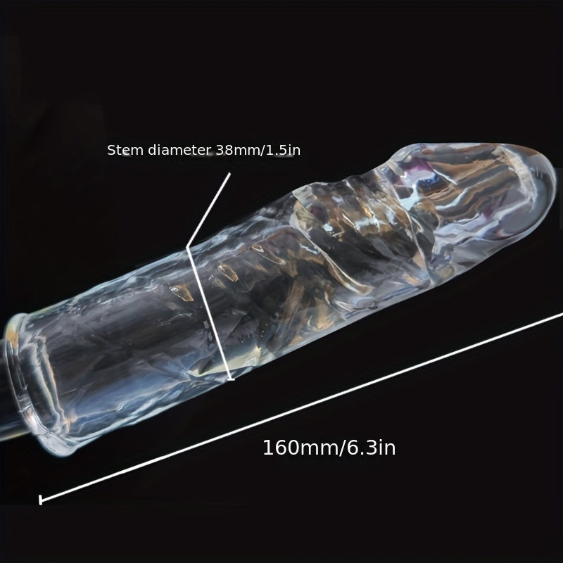Men's Crystal Adult Sex Toy Penis Cover Sleeve Penis Extender Reusable Delay Ejaculation Add More Fun And Excitement