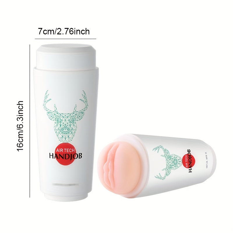 Male Masturbators - Waterproof. Latex-Free TPE. Manual Pocket Pussy With 3 Realistic Textures For Enhanced Pleasure. Male Masturbation Toys Sex Toy For Men Masturbating.