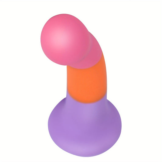 6.1 Liquid Silicone Anal Plug - Realistic Soft Dildo With Strong Suction Cup For Hands-Free G-Spot Stimulation. Latex-Free Adult Sex Toy For Men & Women