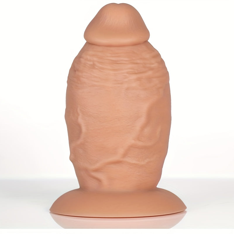 Extra-Large 7.5" Silicone Anal Dildo With Strong Suction Cup - Thick, No Balls For Deep Stretch & Pleasure - Waterproof, Latex-Free Adult Sex Toy For Experienced Men And Women - Anal Sex Toy For Men, Big Dildoes For Women