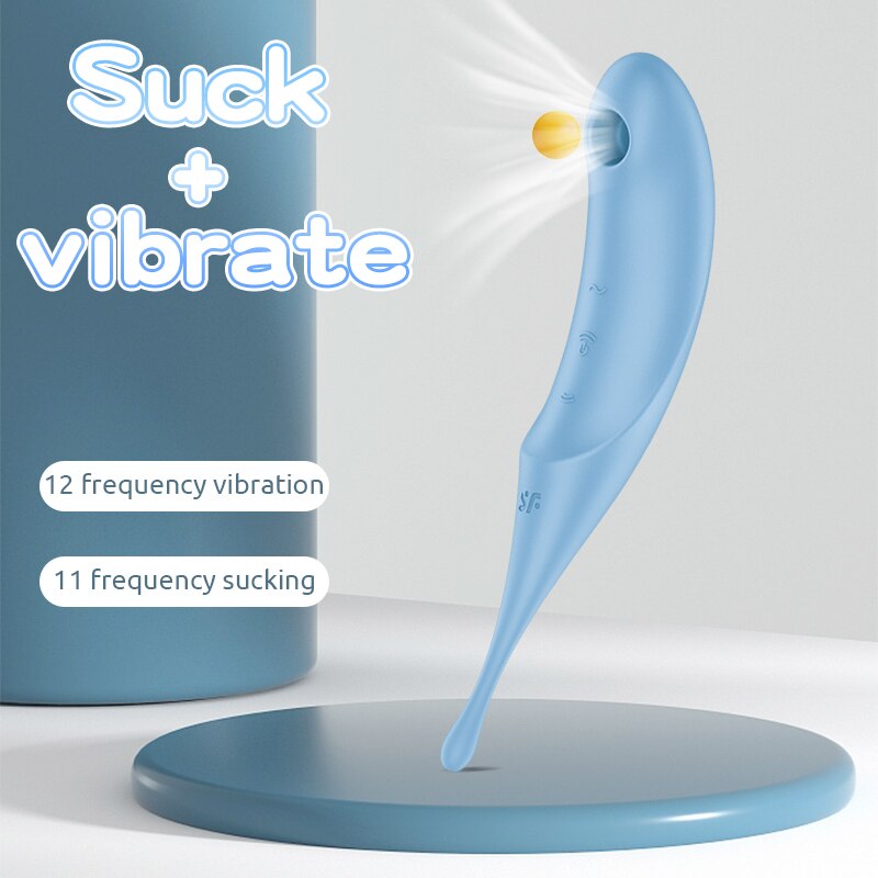 Clitoral vibrator for women, 2-in-1 clitoral vibrator sex toy