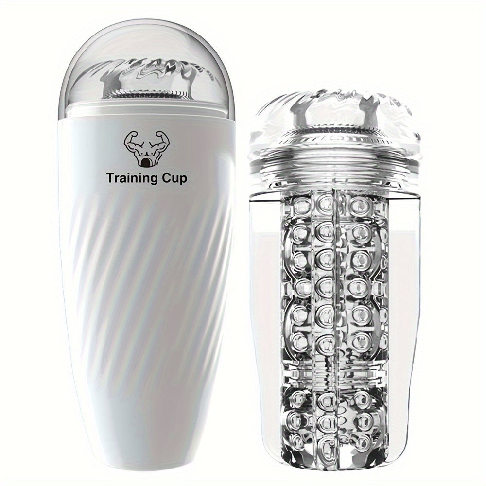 Male Masturbation Cup, Soft Vagina Sex Toy, Transparent Vagina Adult Endurance Training, Adult Products, Vacuum Pocket Cup for Men