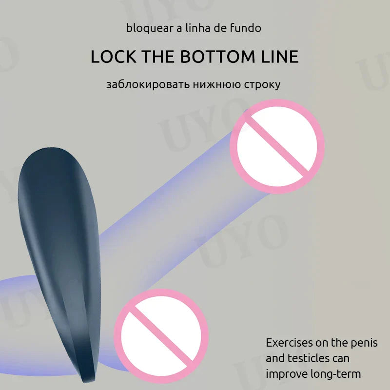 Satisfyer Rocket Cock Ring Vibrator: Delay Ejaculation Rings for Men, 10-Frequency Vibration Silicone Penis Ring